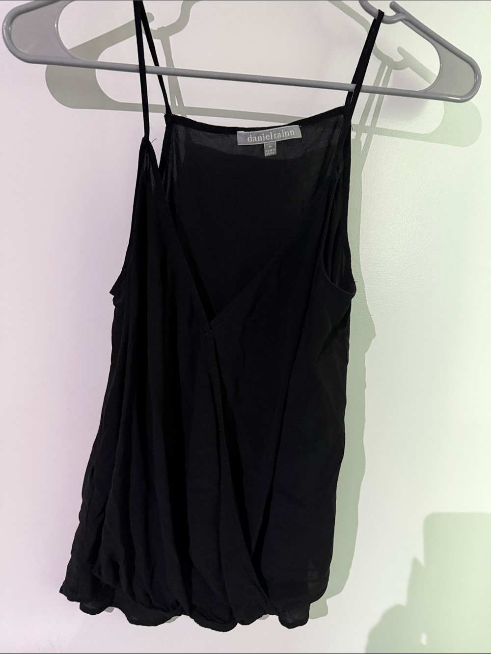 Daniel Rainn Black Spaghetti Strap Camisole